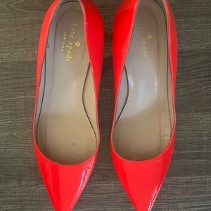Neon pink Kate spade heels